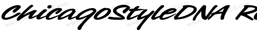 ChicagoStyleDNA Regular字体转换